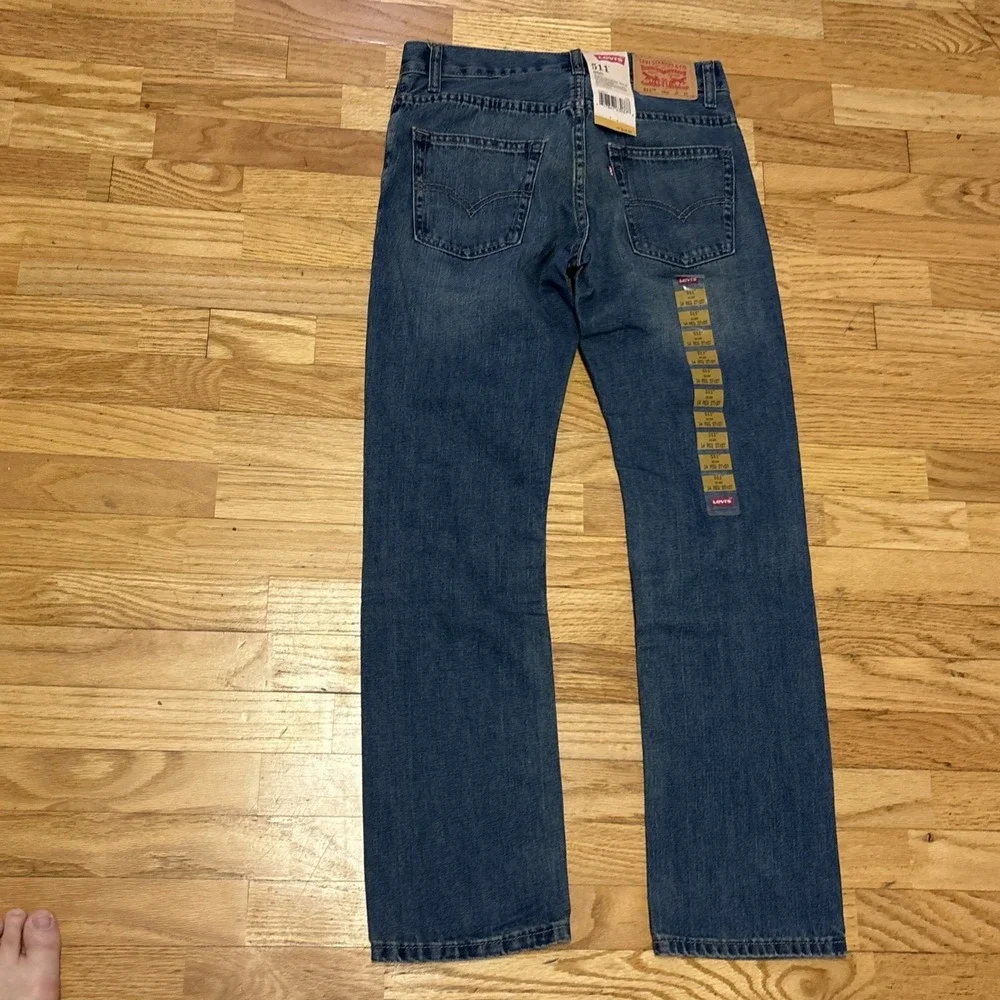NWT Boys Levis 511 Slim  Fit Summer‎ Sky 14 Regular 27x27